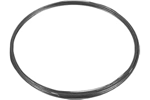 uxcell Tungsten Wire, 99.99% High Purity Tungsten Wire 0.01mm Dia x 10 Meter Length Tungsten Filament Metal Coil for Light Bulb Production Electronics Industry