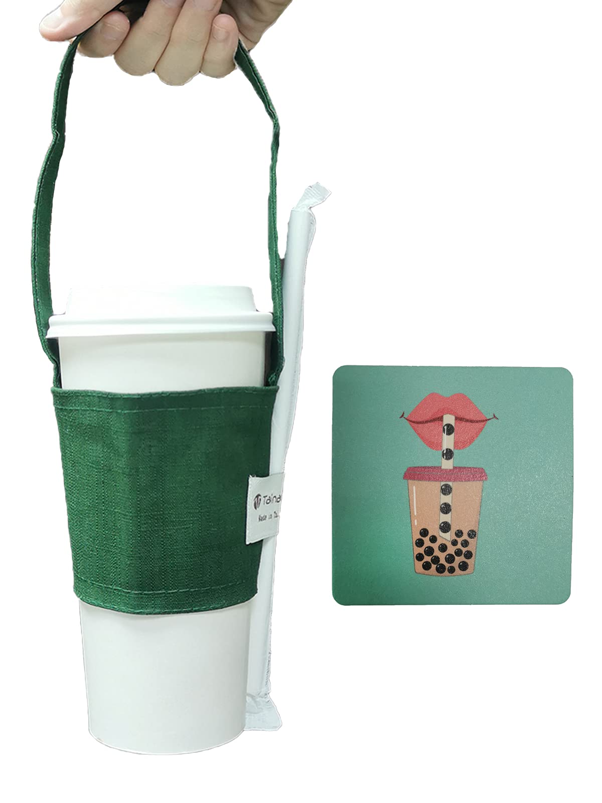 Portable Beverage Cup Foldable Holder Carrier