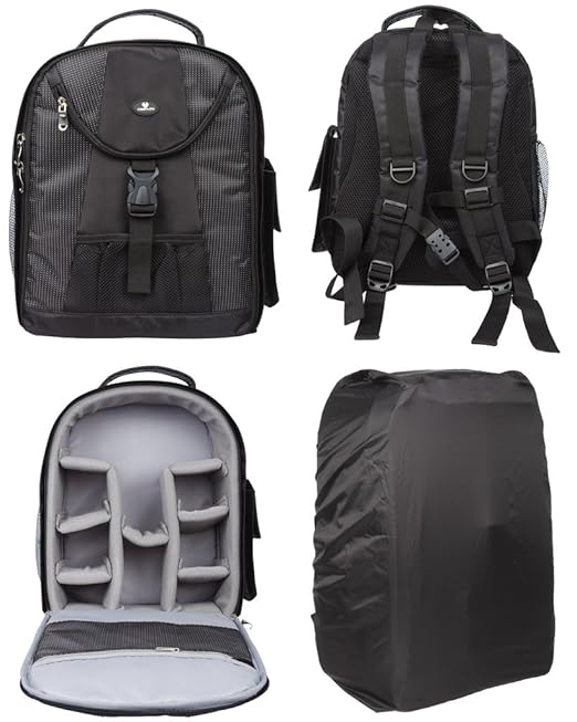 title=Case4Life Zaino Compatto Reflex DSLR / Zaino per Nikon D3100, D3200, D3300,