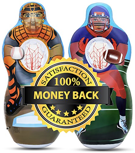 ImpiriLux Inflatable Two Sided Football & Baseball Target Set (Baseball & Football Target Set) - Thumbnail 7