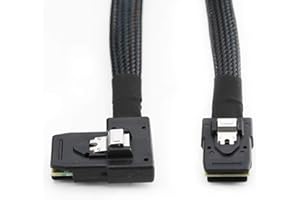 YIWENTEC Mini SAS 36Pin to Mini SAS 36Pin(Sff-8087) HDD Data Cable (8087 to 8087 Right 90 Degree 0.8m)