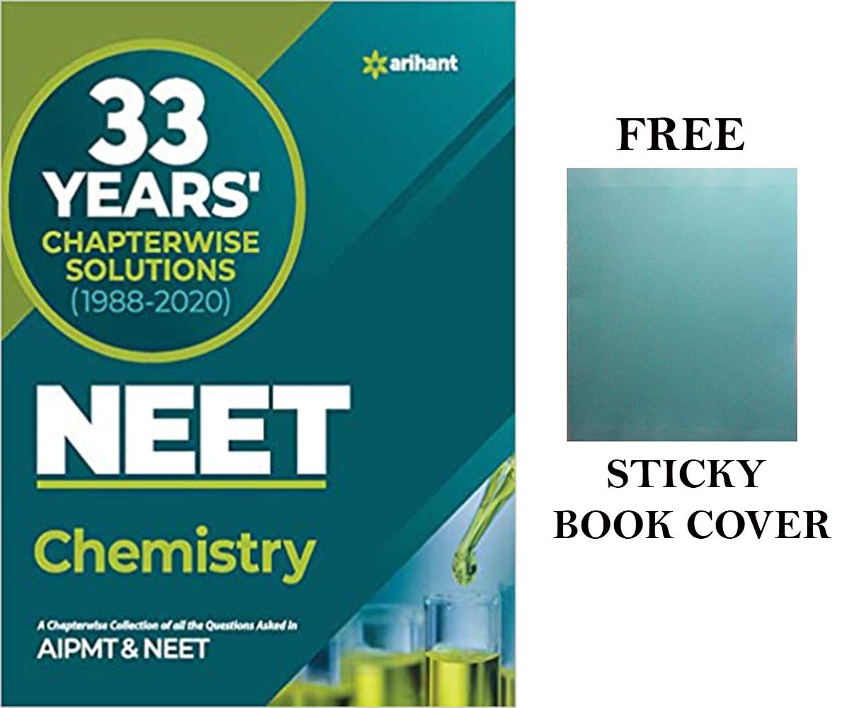 Chemistry 33 Years Chapterwise Solution for NEET / AIPMT 2021 Examination with Free Sticky Book Cover by Arihant Publication [Paperback] Arihant NEET Experts and Fastbook Library