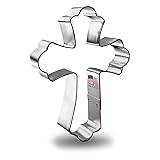 Foose Brand Fancy Cross Cookie Cutter 5 in, Tin