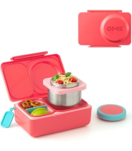 Amazon.com: Omie OmieBox Kids Insulated Bento Box, Unicorn Pink
