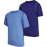 Black Bear Boys Active Shirt - 2 Pack Performance Dry Fit Shirts for Boys - Short Sleeve Kids Athletic Tshirts