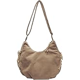 Corduroy Crossbody Bags for Women, Cute Corduroy Purse Casual Crescent Tote Large Shoulder Handbag Messenger Bag