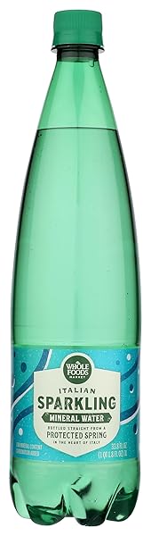 WHOLE FOODS MARKET, ITALIAN SPARKLING MINERAL WATER, 33.8...