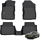 ANBINGO Floor Mats Custom for 2024 2025 2026 Subaru Crosstrek & Subaru Impreza All Weather Protection TPE Waterproof Non-Slip Car Floor Liners 1st & 2nd Row Set Accessories Black