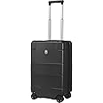 Victorinox Lexicon Hardside Expandable Spinner Luggage, Black, Carry-On, Frequent Flyer (22") (602101)
