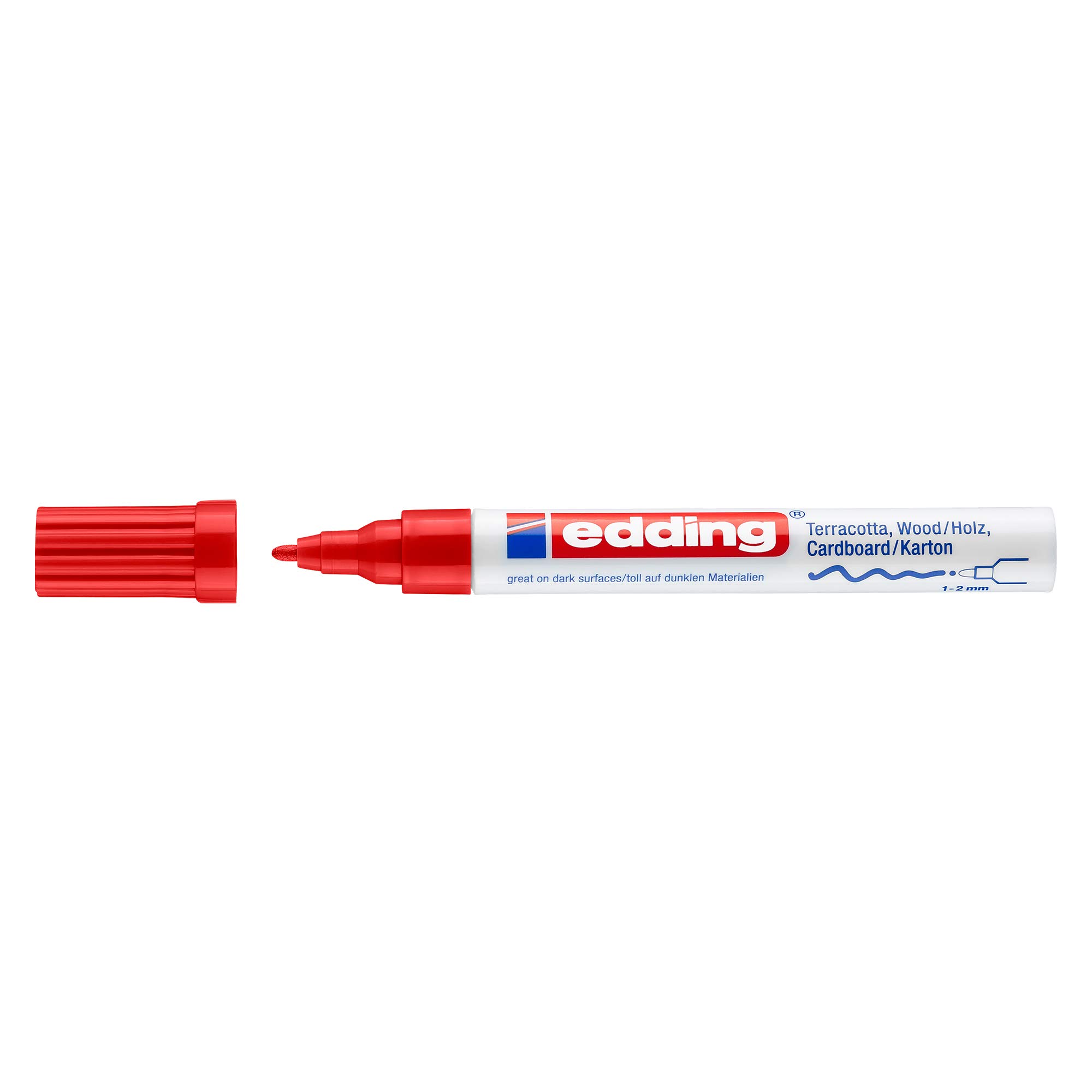 edding 4040 CR Deco Marker - Red (Pack of 10)