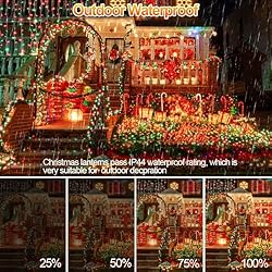 JXLEDAYY 328ft 720 LED Christmas Lights Color