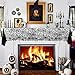 OurWarm 80 x 20 Inch Halloween Table Runner, Black Spider Web Tablecloth Polyester Lace Table Runner for Halloween Dinner Table Decorations