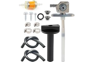 Roczential Fuel Valve Petcock Fits for Honda Recon 250 TRX250 Rancher 350 TRX350 TRX420 Foreman 400 450 500 Rubicon Replaces 