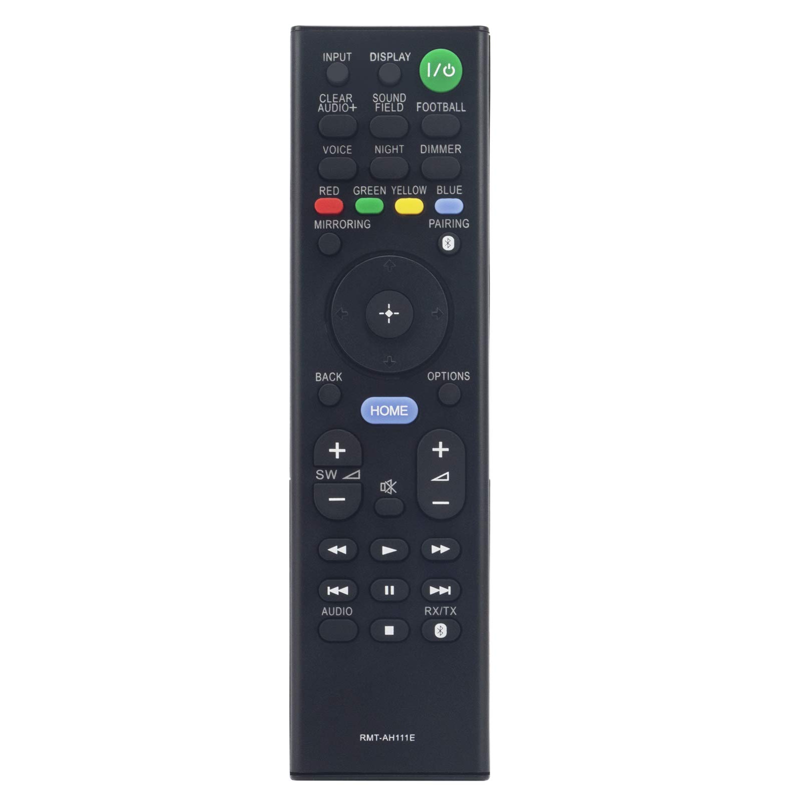 ALLIMITY RMT-AH111E Remote Control Replace fit for Sony Soundbar AV System HT-RT5 HT-ST9 HTRT5 HTST9 RMTAH111E