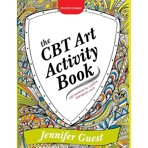 the cbt art activity book 100 illustrated handouts for creative therapeutic work guest jennifer 9781849056656 amazon com books