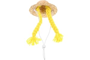 CALLARON Seasonal Porch Goose Straw Hat with Yellow Braided Wig and Sunflower 23-Inch Outdoor Garden Statue