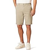 Amazon Essentials Men's Slim-Fit 11" Flat-Front Comfort Stretch Chino Shorts