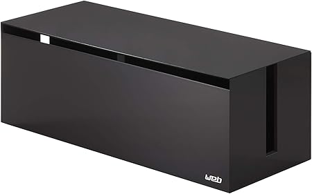 YAMAZAKI home Web Cable Box Negro Caja de Cables: Amazon.es: Hogar