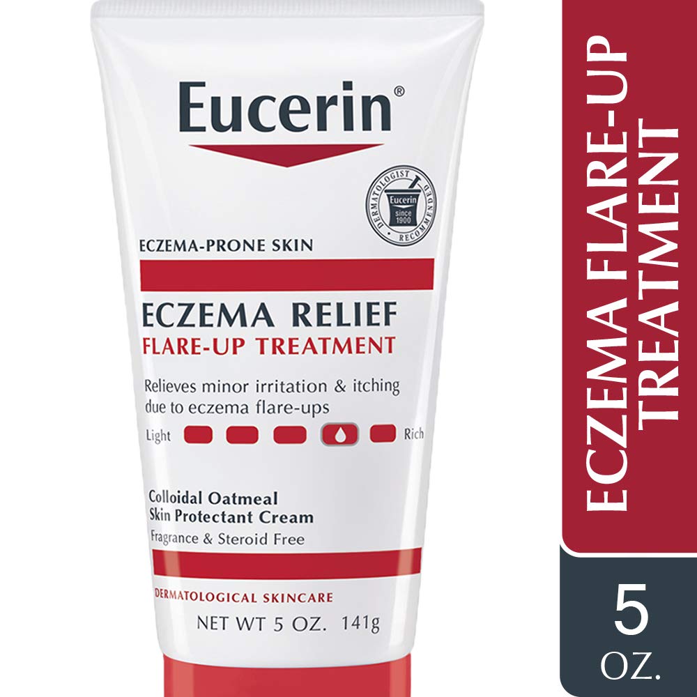 Eucerin Eczema Relief Flare-up Treatment - Provides Immediate Relief for Eczema-Prone Skin - 5 oz. Tube : Beauty