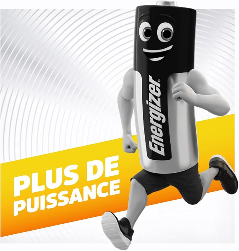 Alkaline Power Piles AA (Lot de 48), 1,5V, Énergie Longue durée