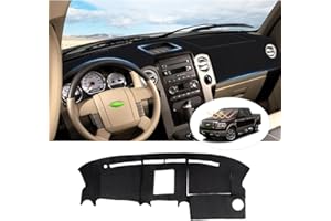CARTIST Dash Cover for Ford F150 2004 2005 2006 2007 2008 / Lincoln Mark LT, Dashboard Cover for f150 Accessories, Felt Dash Mat Anti-Slip, Silicone Back