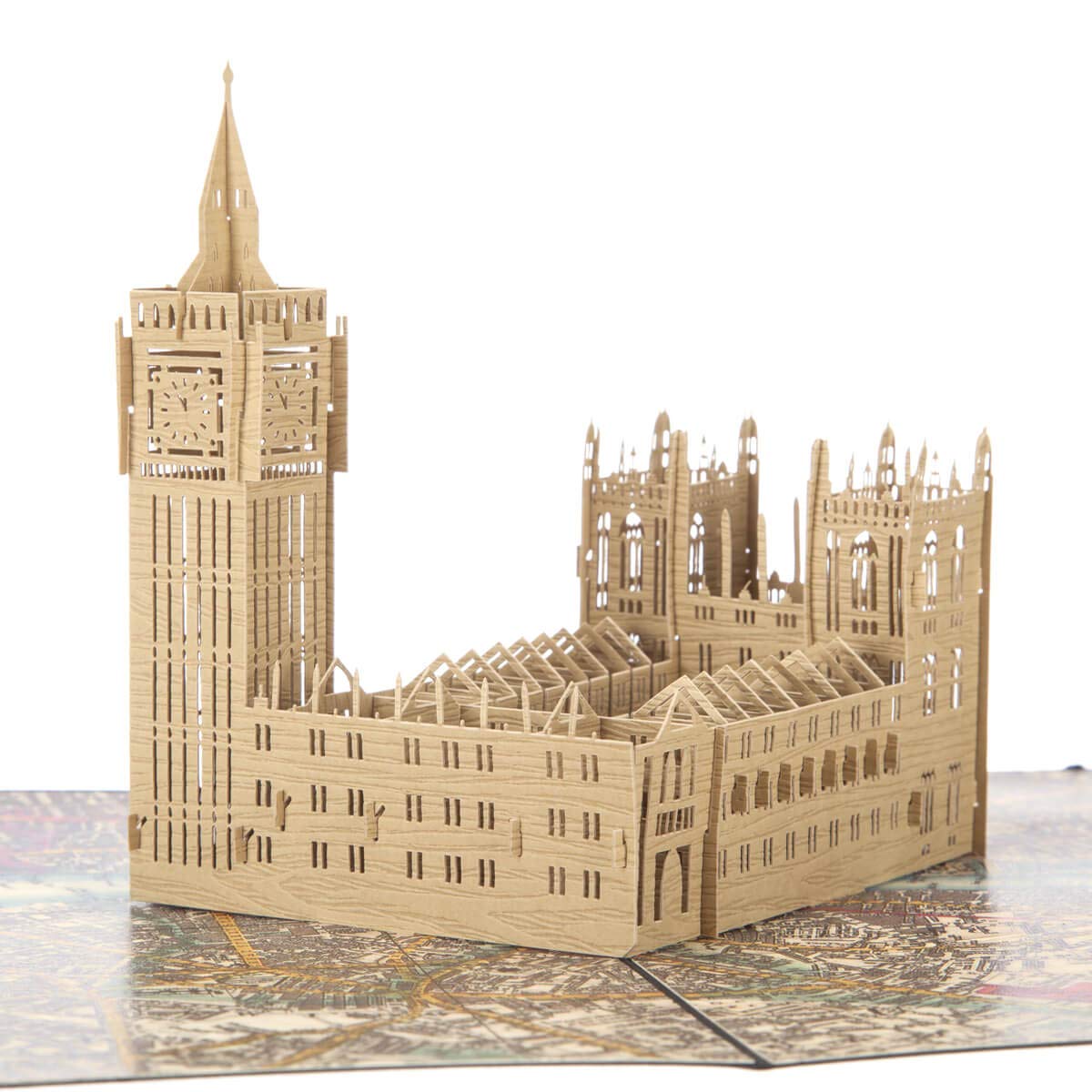 Cardology - Palace of Westminster Pop-Up Card | London 3D Big Ben Gift For Fathers Day, Mothers Day