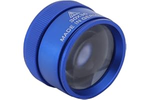 COSIKI Jewelers Loupe, Jewelry Loop Magnifier, Handheld 30X Magnifying Glass Portable Pocket Magnifier Jewelry Identification Magnifier for Antiques Identification Jewelry Stamps