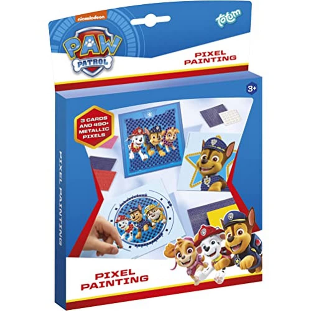 Totum Paw Patrol Nickelodeon Pixel Paint Craft Kit