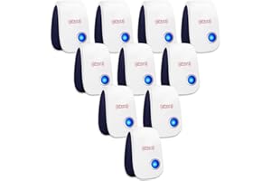 WYEWYE Ultrasonic Pest Repeller 10 Packs Upgraded, Mouse Repellent Indoor Ultrasonic Plug in, Indoor Pest Control, Pest Defense for Bugs Roaches Insects Spiders Mice Mosquitoes Flies Cockroach and Rodent