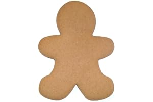 Scott's Cakes Hand-Rolled & Fresh Baked Undecorated Large Christmas Gingerbread Men Gingerbread Cookies