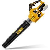 Paxwrenx 600 CFM Brushless Leaf Blower Compatible with DeWalt 20V Max | 125MPH Wind Speed, Lightweight &amp; Compact, Variable Speed Trigger with Turbo Mode, Battery Powered Handheld Blower, Bare Tool