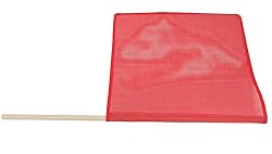 Mytee Products Red Safety Flags for Trucks with