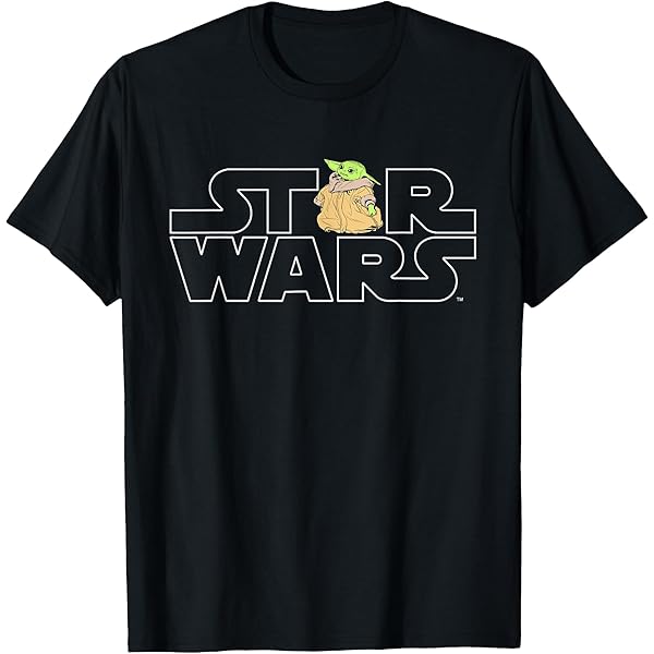Amazon.com: Star Wars The Mandalorian Series Logo T-Shirt T