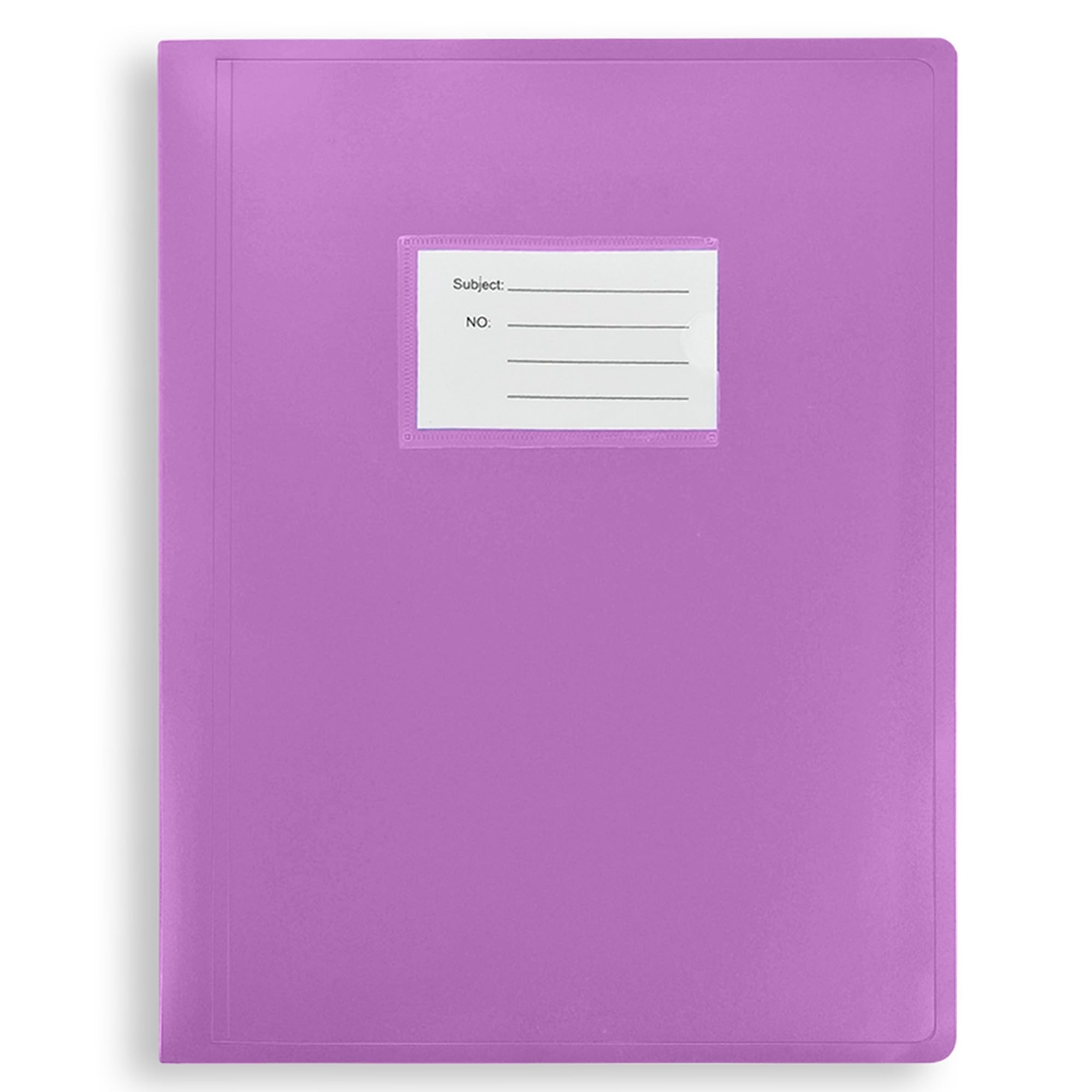 Arpan A4 Flexicover 62 Pockets 124/Sides Display Book Presentation Folder - Flexible Cover, Blue/Pink/Black/Red/Purple (Purple)