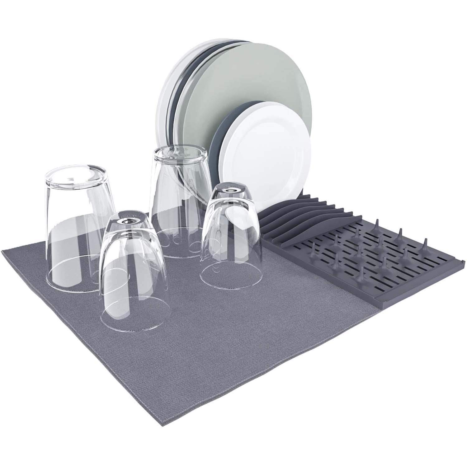 Best Kitchen Organization 2 Tier Stainless Steel Dish Cutlery Drainer Drying Rack