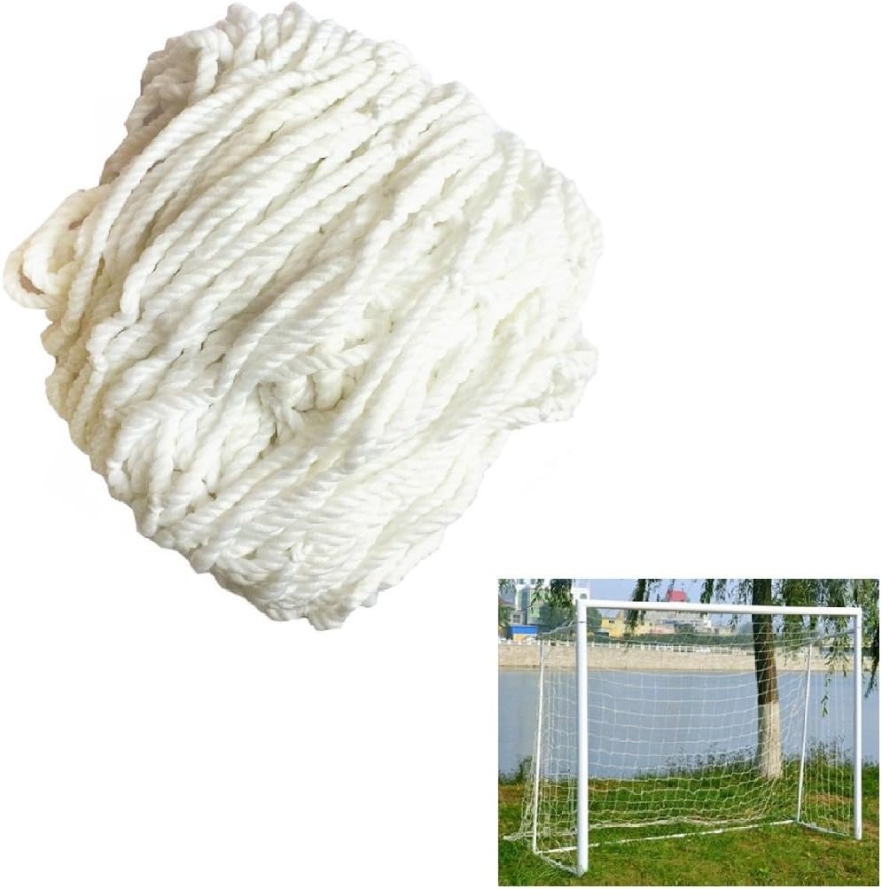 Smart Fun Football Soccer Goal Net Replacement-Post not included 3 Size(6'x4',12'x6',24x8') White