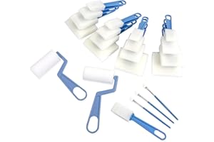 22 Piece Super Value Foam Brush Set by Artist's Loft - Ideal for Varnishing, Staining, Painting, Arts & Crafts - 1 Pack