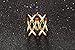 MEALGUET Gold Plated Stainless Steel Double X Criss Cross Statement Ring for Women Stackable Gold-Tone Fashion Party Cocktail Rings Wide Band,Size 8