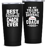 NVFCC Baseball Coach Gifts for Men Women, Baseball Coach Appreciation Gifts, Best Gift for Baseballs Coaches, Baseballs Coaches Gift Ideas-20 oz Coffee Tumbler