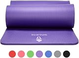 Sparta NBR Yoga Mat 10mm Extra Thick Non-Slip Large Purple with Carry Strap view 4