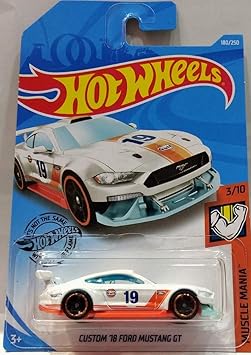 Hot Wheels Custom 18 Ford Mustang GT 180/250 While Exclusive by Tiny Toes