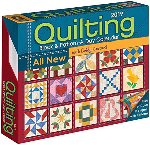 Quilting Block & Pattern-a-Day 2019 Calendar Calendar – Day to Day Calendar, July 17, 2018