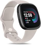 AK 4 Pack TPU Straps for Fitbit Versa 4/3 Sense 2 - Small Large 4 Color Set view 4
