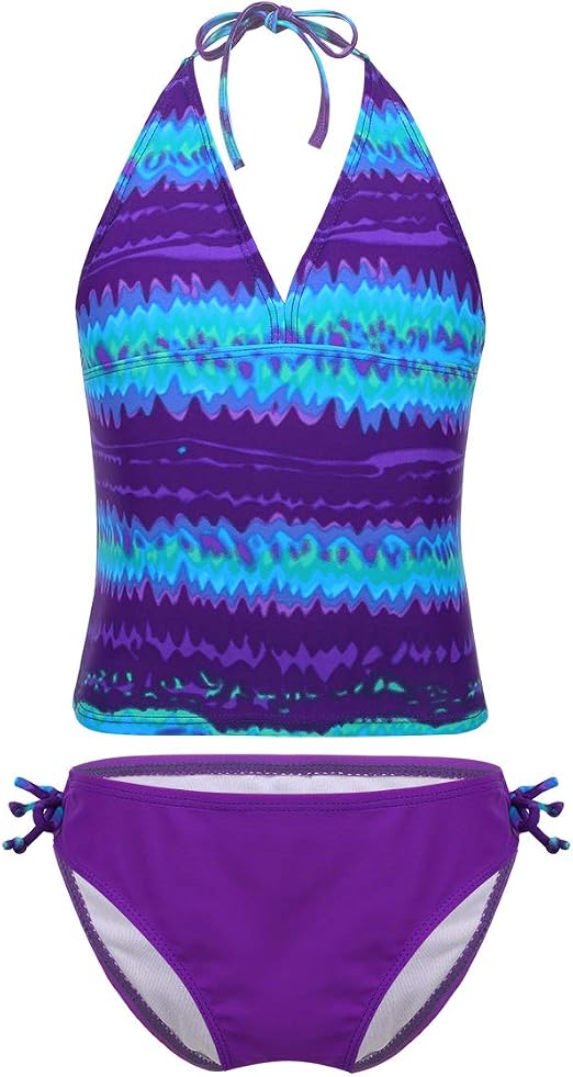 Aiihoo Set Di Costumi Da Bagno Per Bambine E Ragazze Con Spalline 