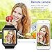 WGHL Wearable Bluetooth Touch Screen Smart Watch with Camera and SIM Card Slot for Android Samsung HTC LG SONY (Full Functions) IOS iPhone 5 / 5s / 6 / 6plus / 7(Partial functions) (Black)