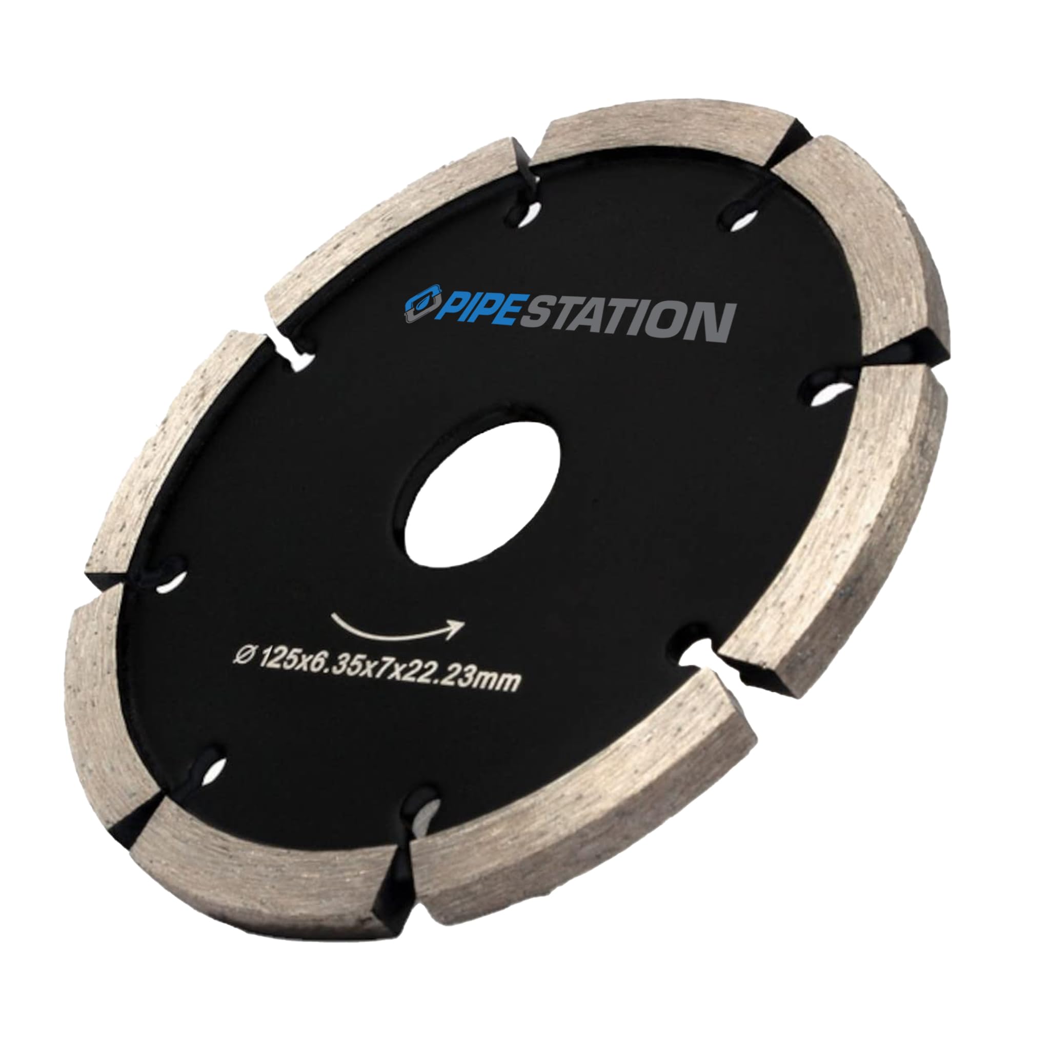 Pipestation Mortar Rake Disc - 125mm 4.5/5 Inch | Mortar Rake for Angle Grinder | Cutter Grinder Disc for Fast Removal of Old Brickwork Repointing | Diamond Grinding Angle Blade - Built for the Trade