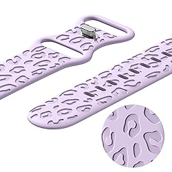 CreateGreat Leopard Engraved Bands Compatible with