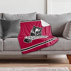 Lenoir-Rhyne University Primary Logo Stripes Sherpa
