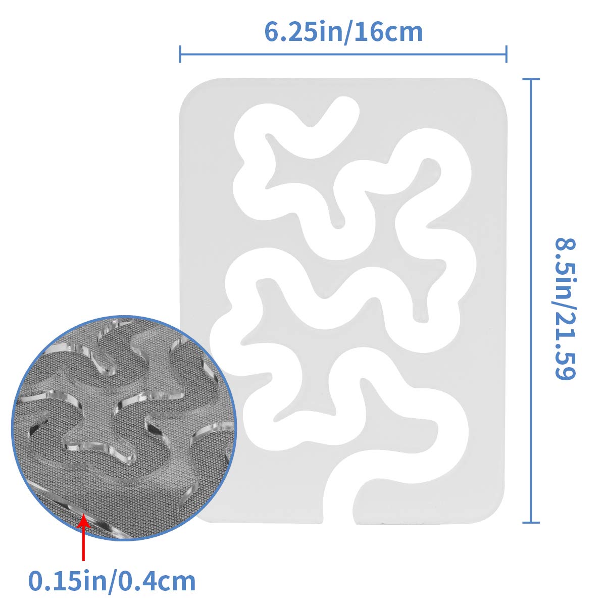 Using Quilting Templates Sewing Machine Domestic Free Motion Quilting Templates Rulers Transparent for A Simple Meander and A Great Secondary Quilting Design