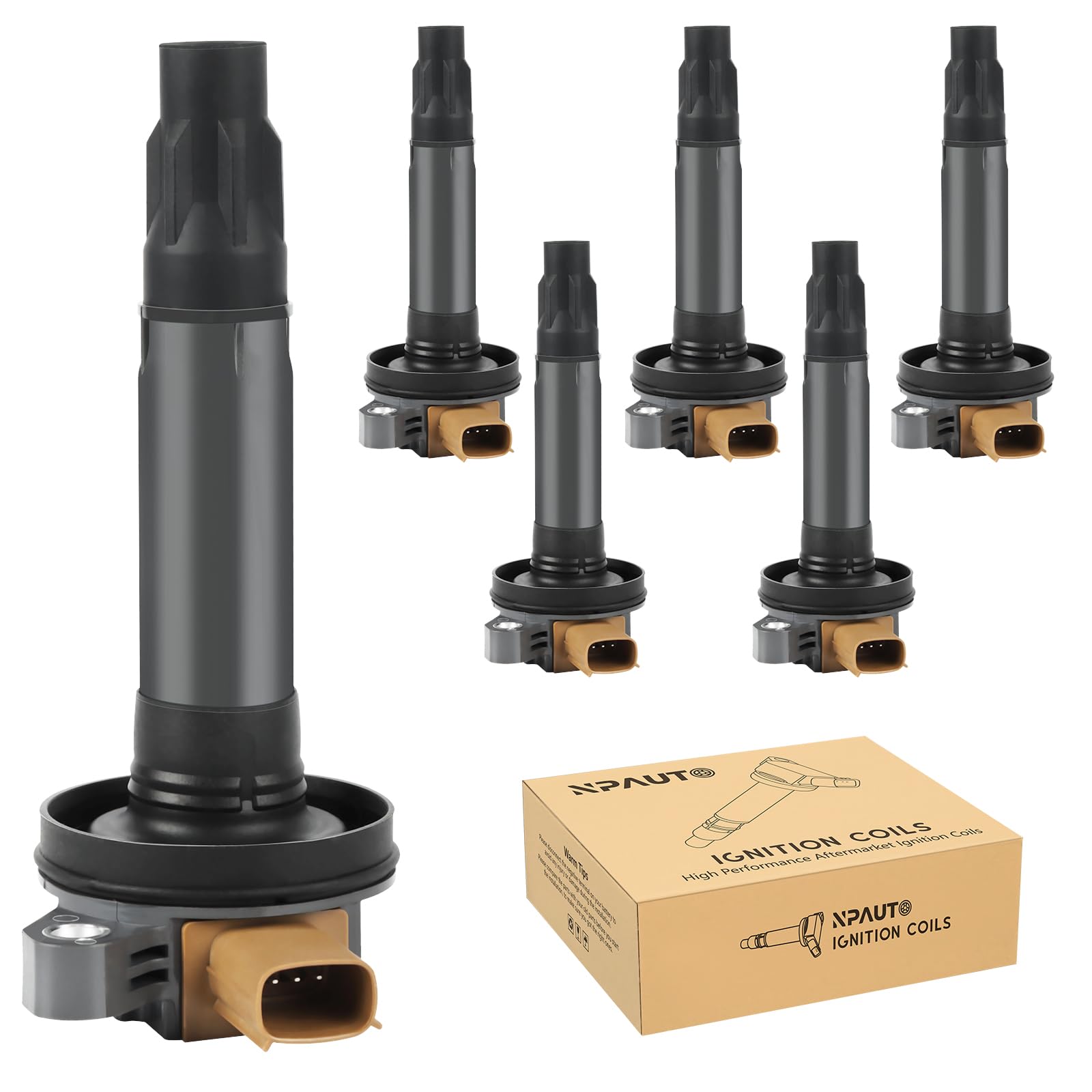 Photo 1 of Ignition Coil Pack Replacement for 3.5 V6 Ecoboost 2011 2012 2013 2014 2015 2016 2017 2018 2019 Ford F-150 F150 Expedition Explorer Flex Taurus Transit Lobo, Lincoln MKS MKT Navigator, UF646